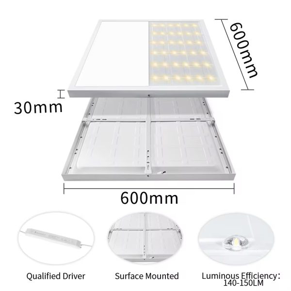 surface mounted LED panel light